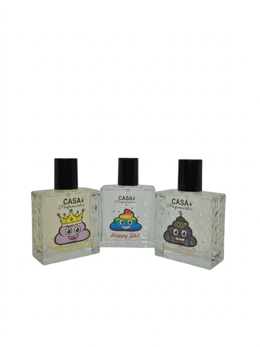 3 Odorizante pentru baie 50 ml - "Shit pack"